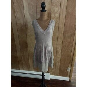 MURMUR Women’s Gray V-Neck Mini Dress‎ Size Small NWT